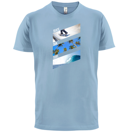 Skate Sun Surf T Shirt