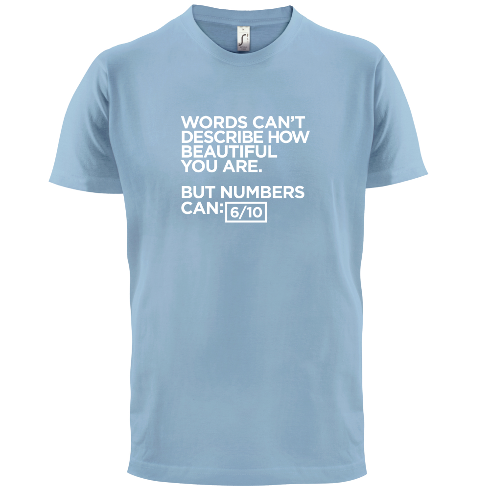Words Can't Describe Beauty T Shirt