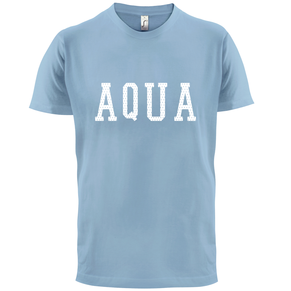 Justcie Aqua College Style T Shirt