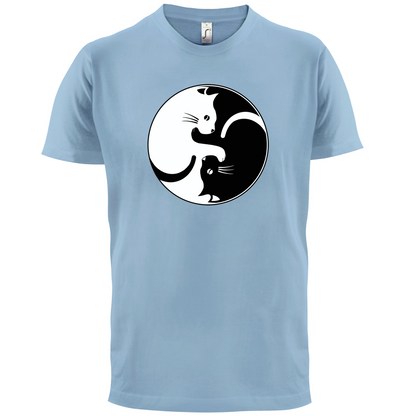 Yin Yang Cat T Shirt