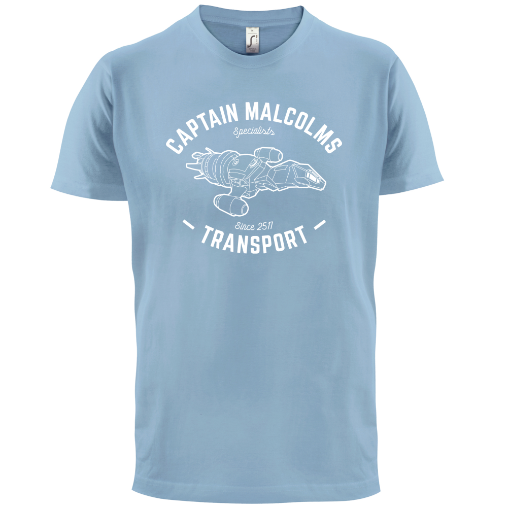 Captain Malcolms Transport T Shirt
