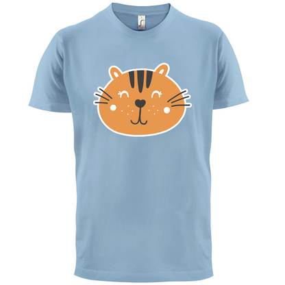 Smiley Face Tiger T Shirt