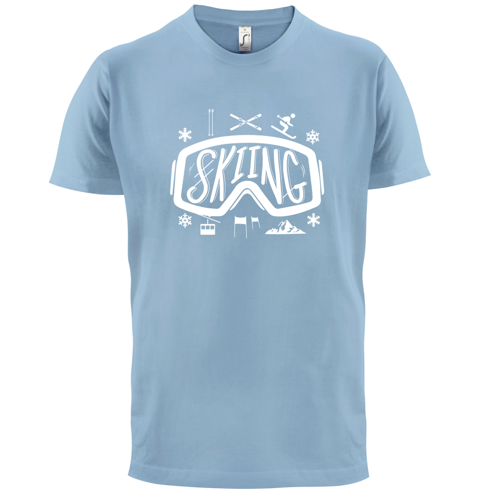 Skiing Goggles T Shirt
