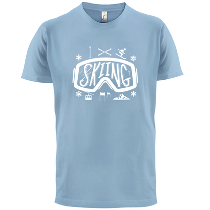 Skiing Goggles T Shirt