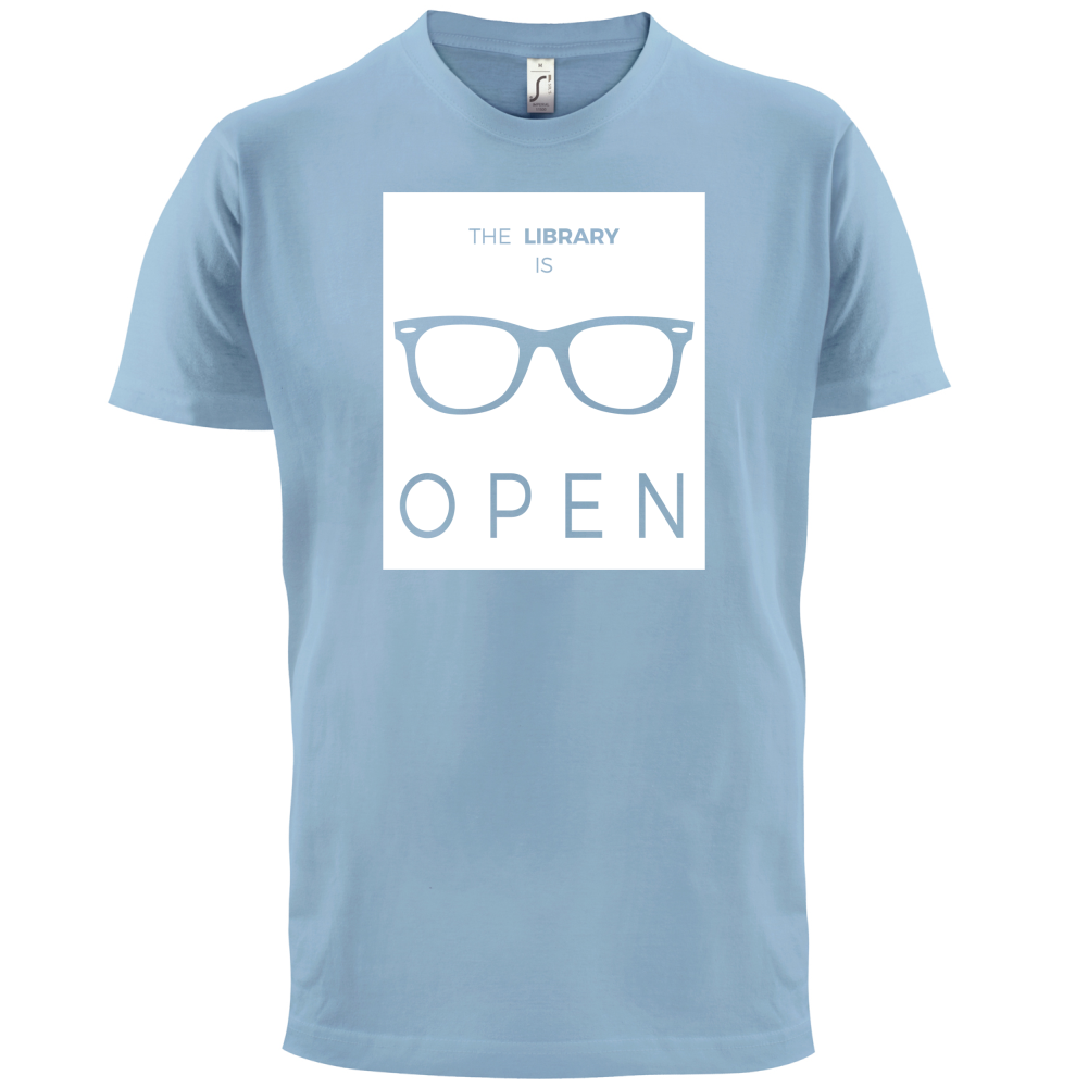 Library Is Open T Shirt