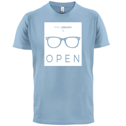 Library Is Open T Shirt