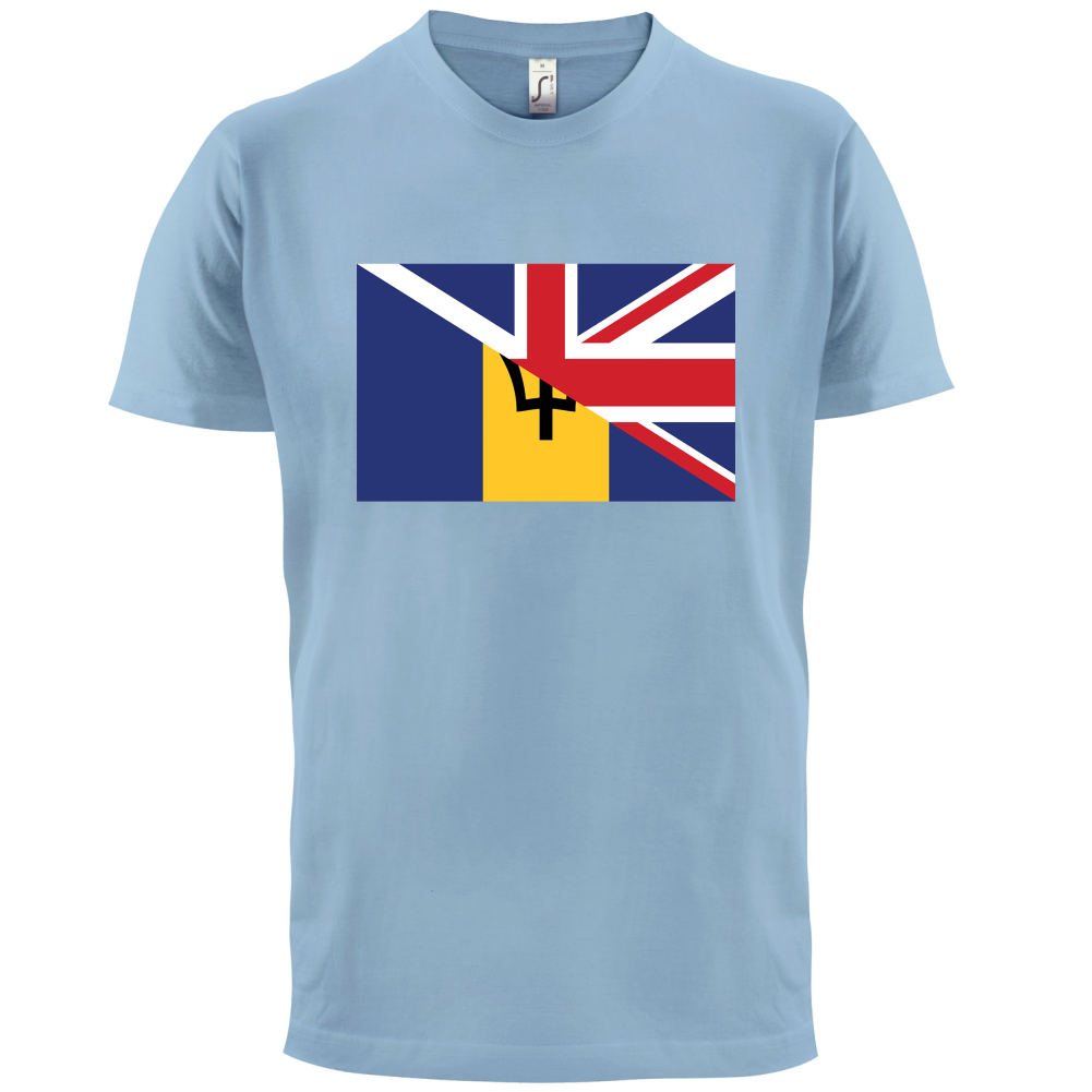 Half Barbados Half UK T Shirt