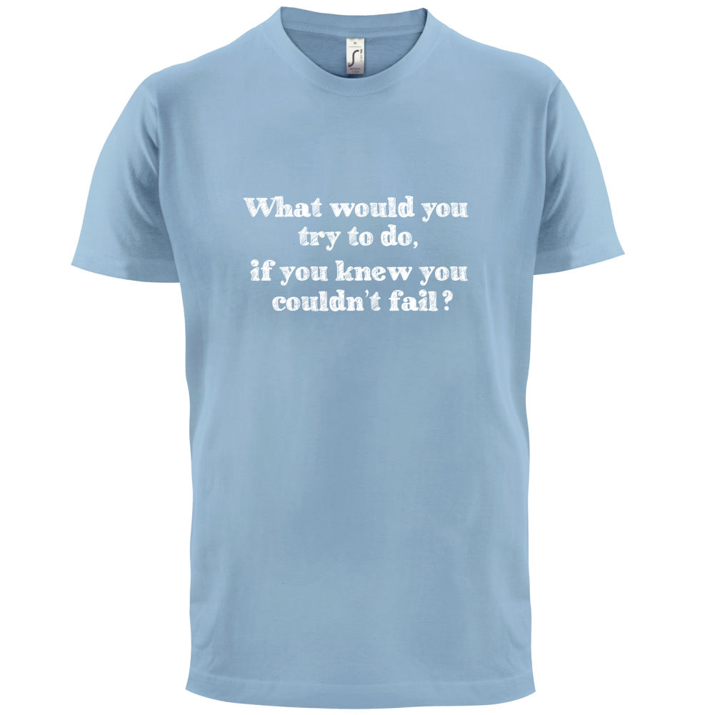 What Would You Do If You Couldn't Fail T Shirt