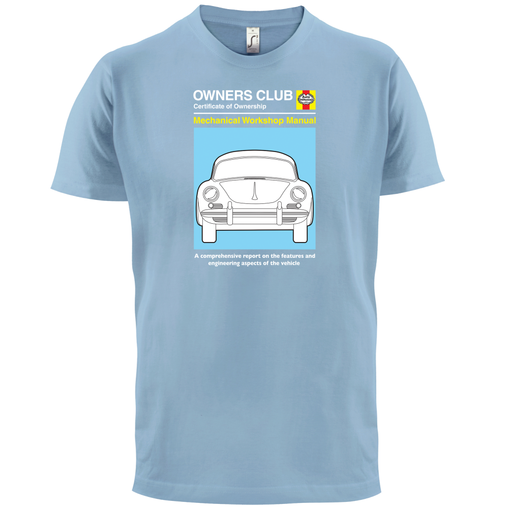 Car Owners Manual 356 T Shirt