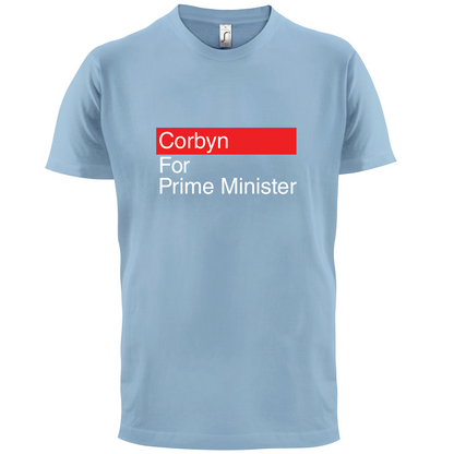 Corbyn For Prime Minister T Shirt