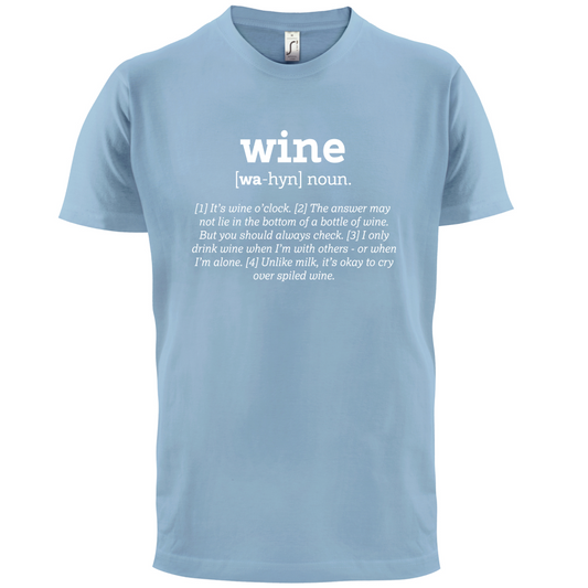 Definition Wine T Shirt
