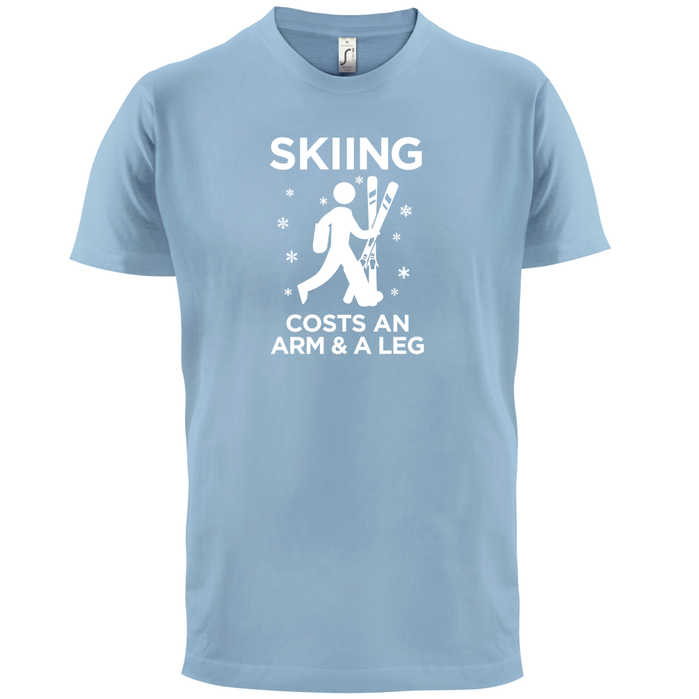 Skiing Costs Arm & A Leg T Shirt