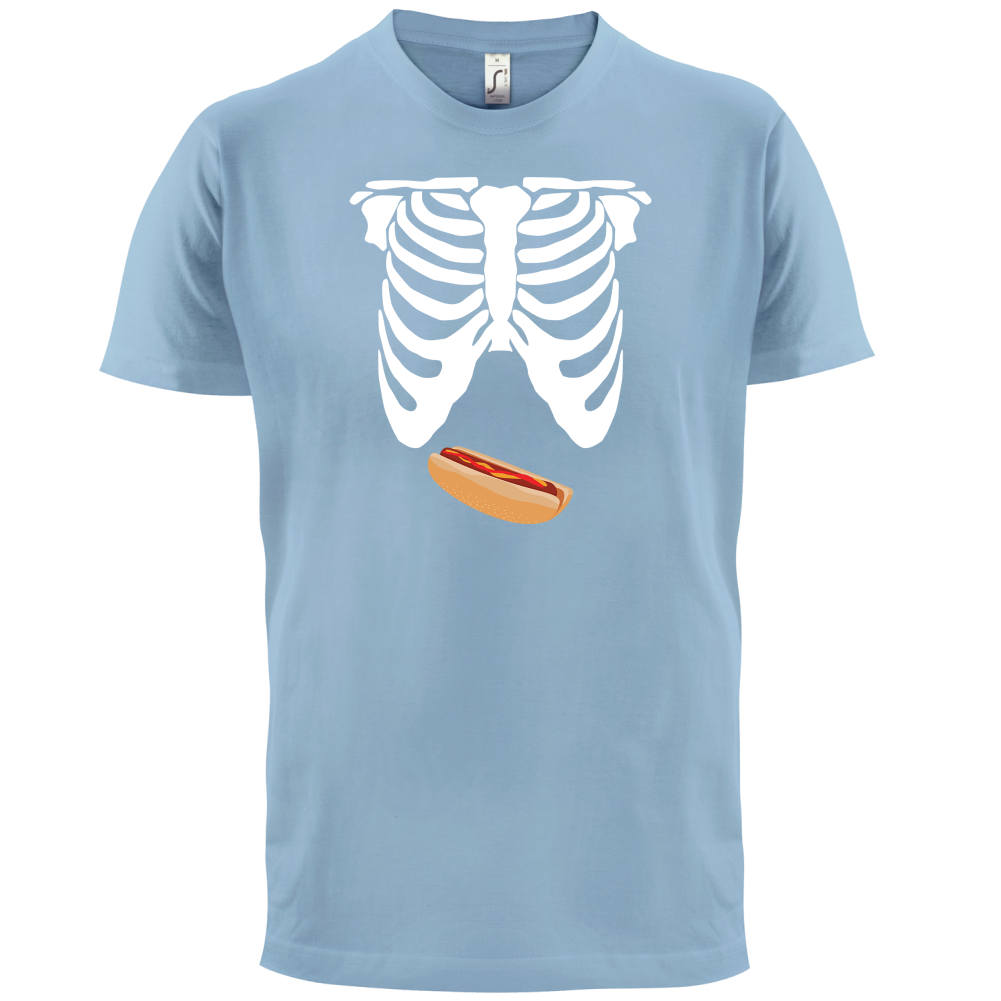 Hotdog Tummy T Shirt