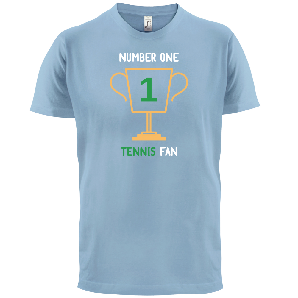 Number 1 Tennis Fan T Shirt