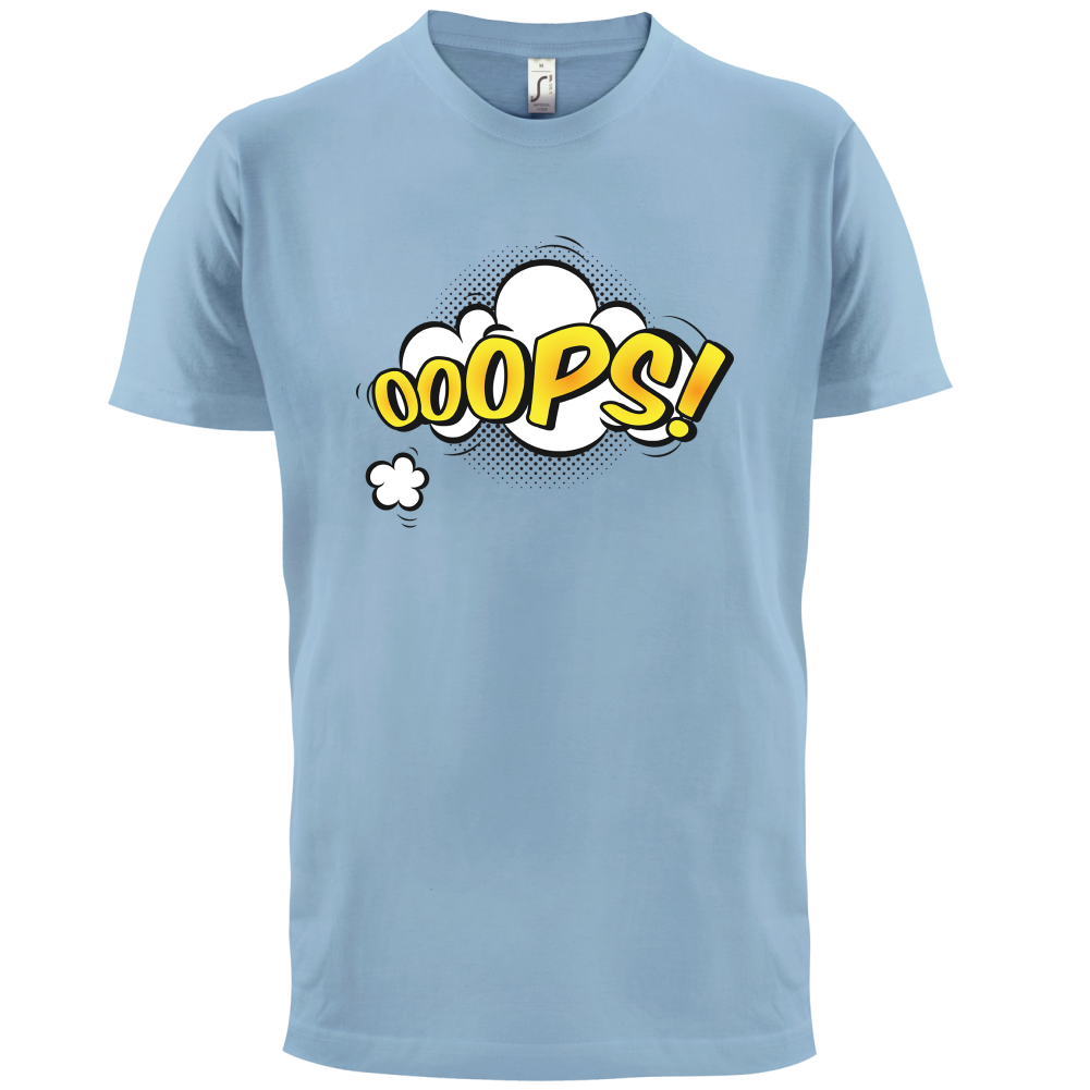 Oops! Word Art T Shirt