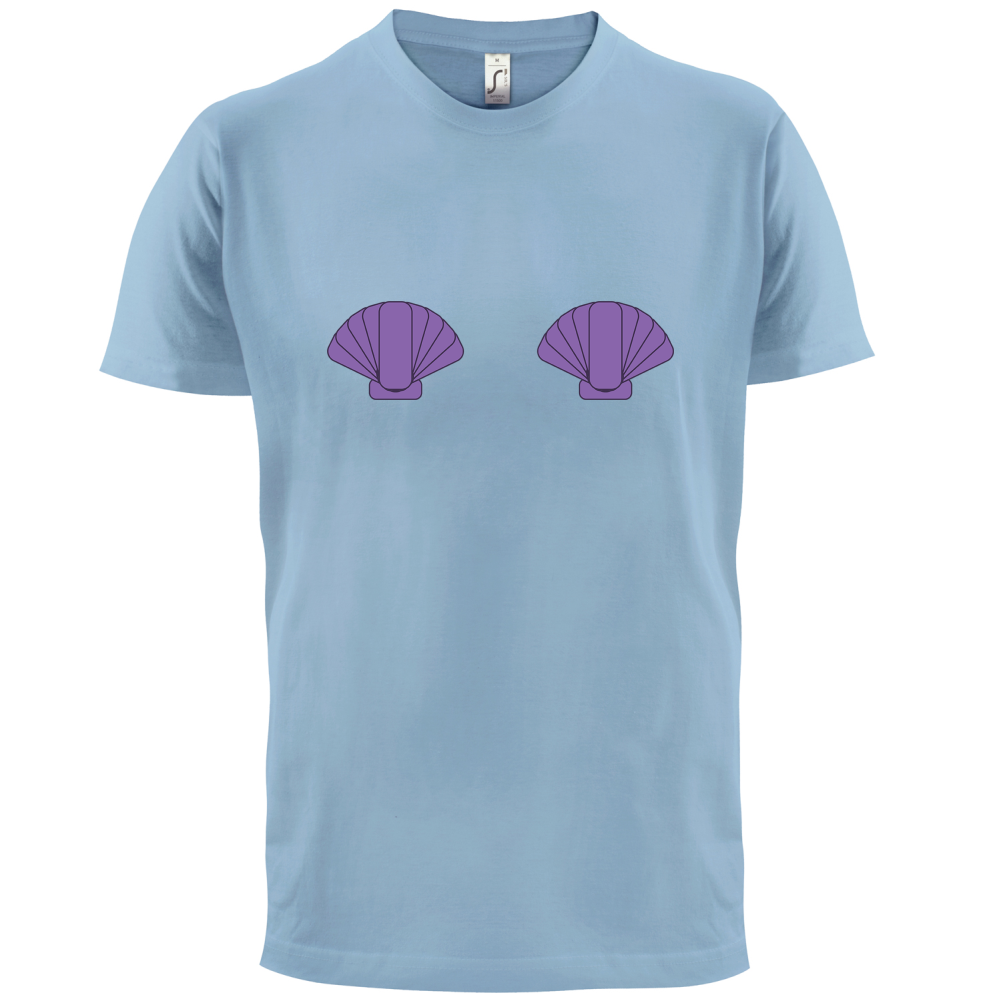 Mermaid Shell Boobs T Shirt