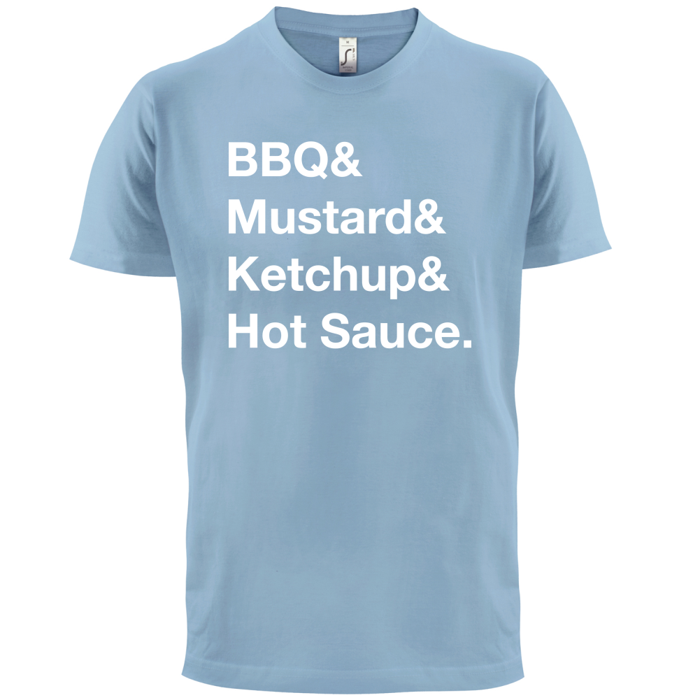 BBQ & Mustart & Ketchup T Shirt