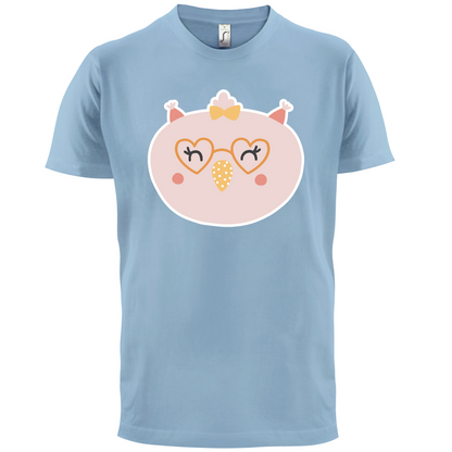 Smiley Face Chick T Shirt