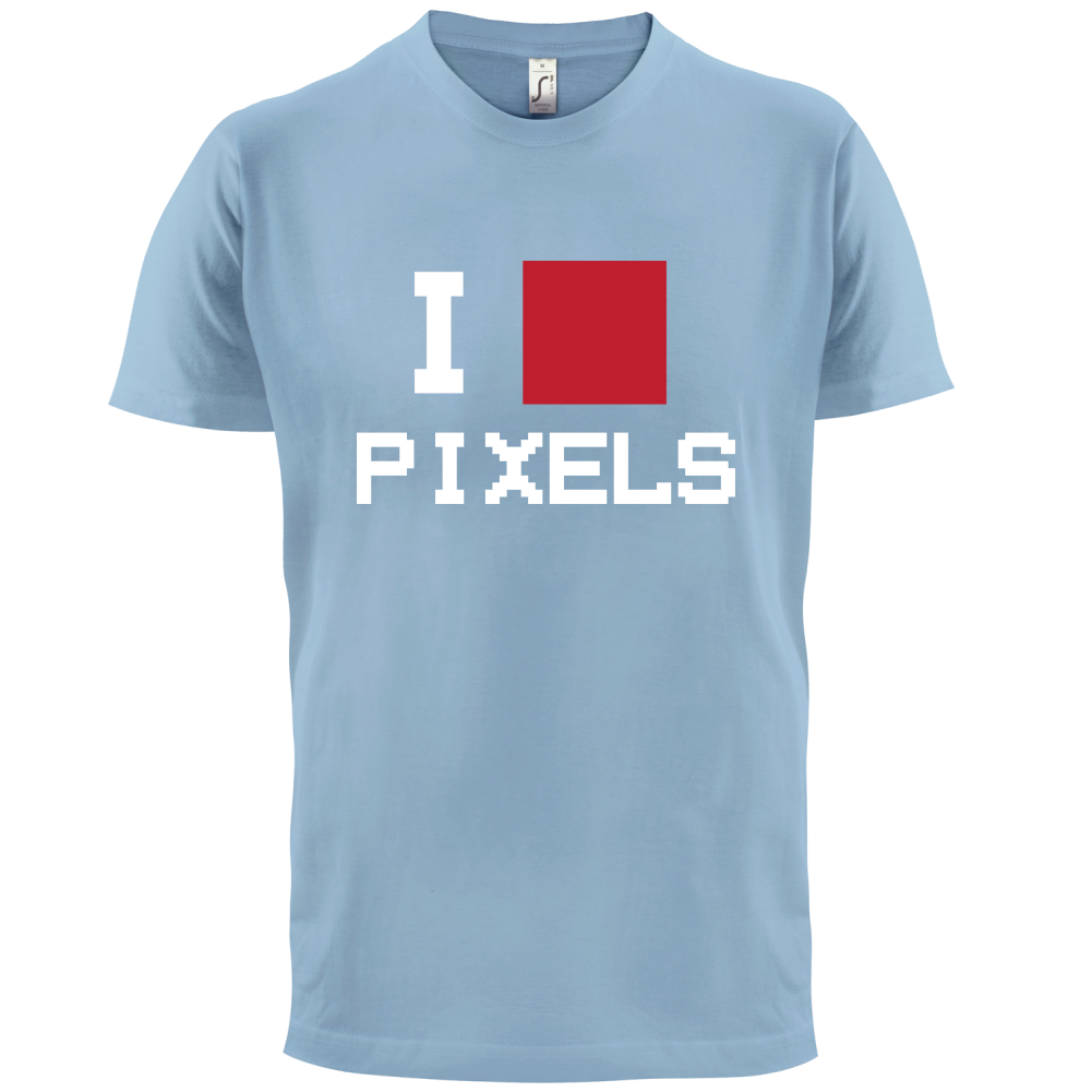 Pixel Heart T Shirt