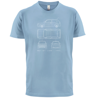 4 View Golf GTI MK2 T Shirt