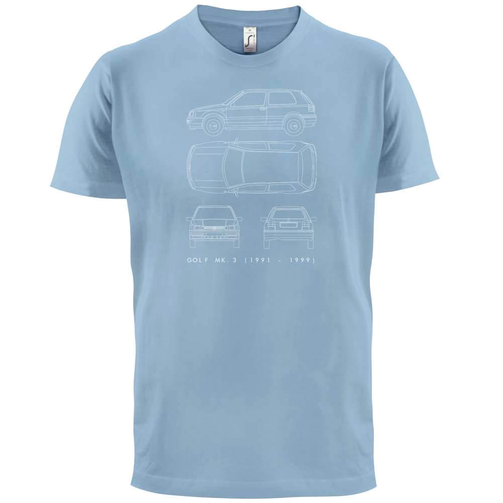 4 View Golf MK3  T Shirt