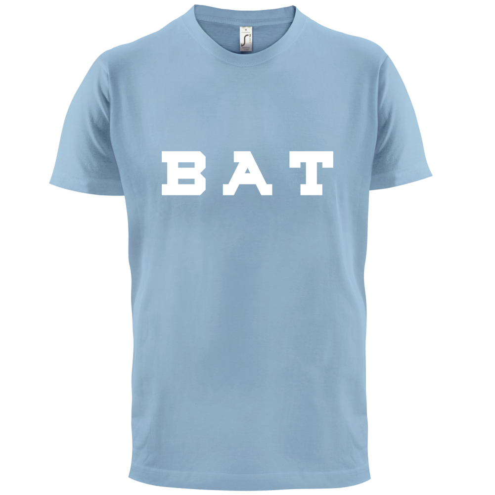 Justcie Bat College Style T Shirt