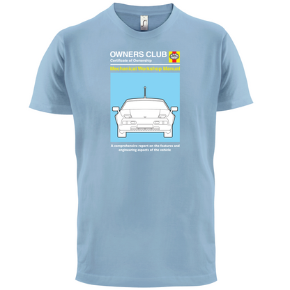 Car Owners Manual 928 Turbo T Shirt