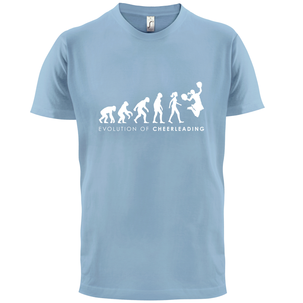 Evolution Of Woman Cheerleading T Shirt