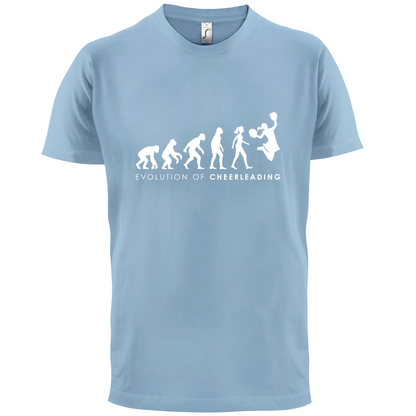 Evolution Of Woman Cheerleading T Shirt