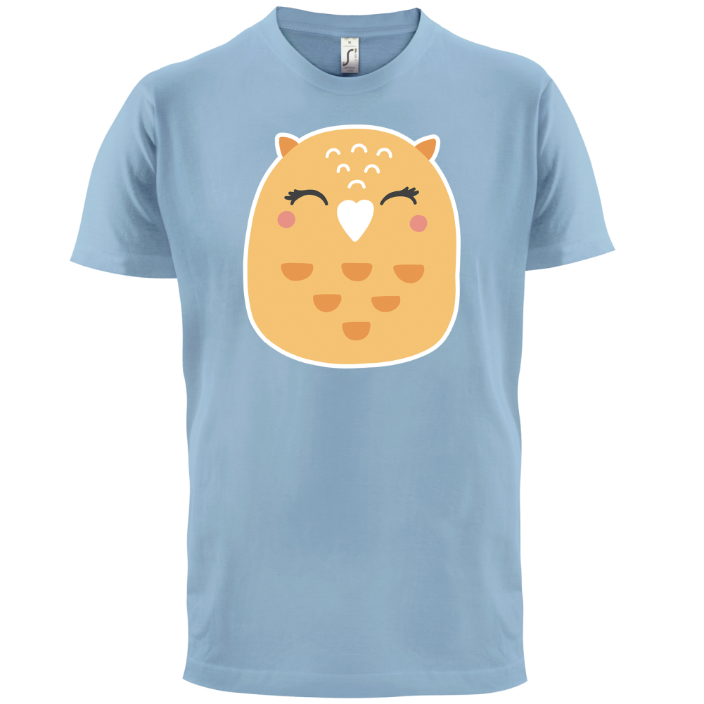 Smiley Face Mrs Owl T Shirt
