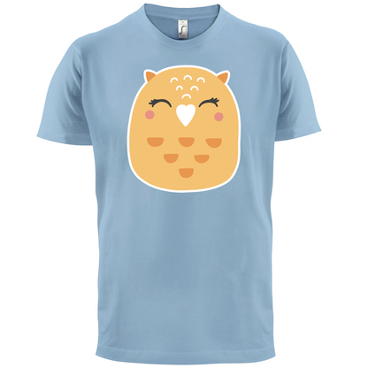 Smiley Face Mrs Owl T Shirt