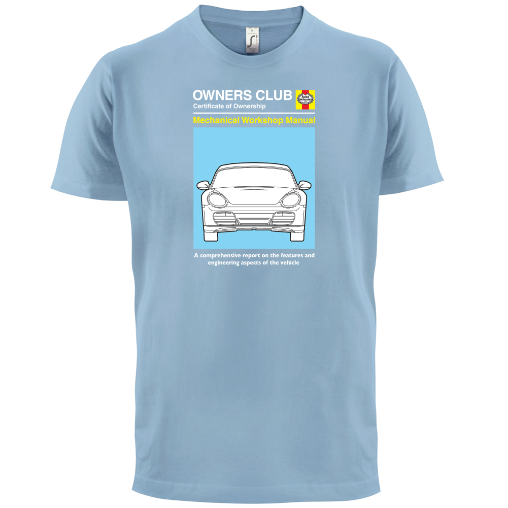 Car Owners Manual 987 T Shirt