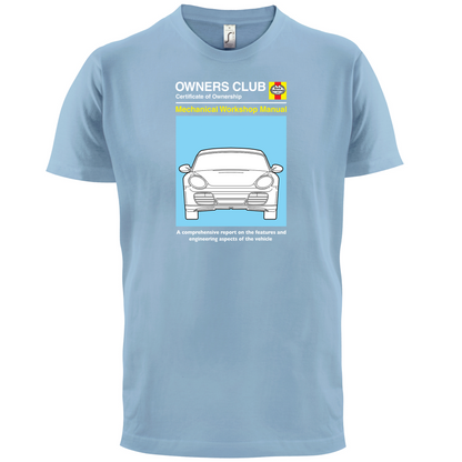 Car Owners Manual 987 T Shirt