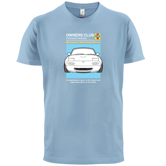 Car Owners Manual MX-5 T Shirt