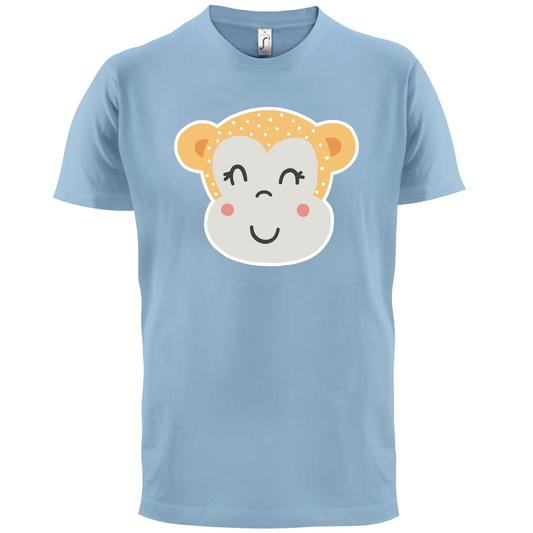 Smiley Face Monkey  T Shirt