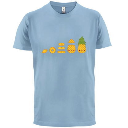 Evolution Of Pineapple T Shirt