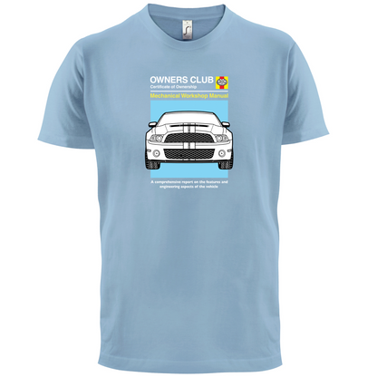 Car Owners Manual Mustang Mustang T Shirt