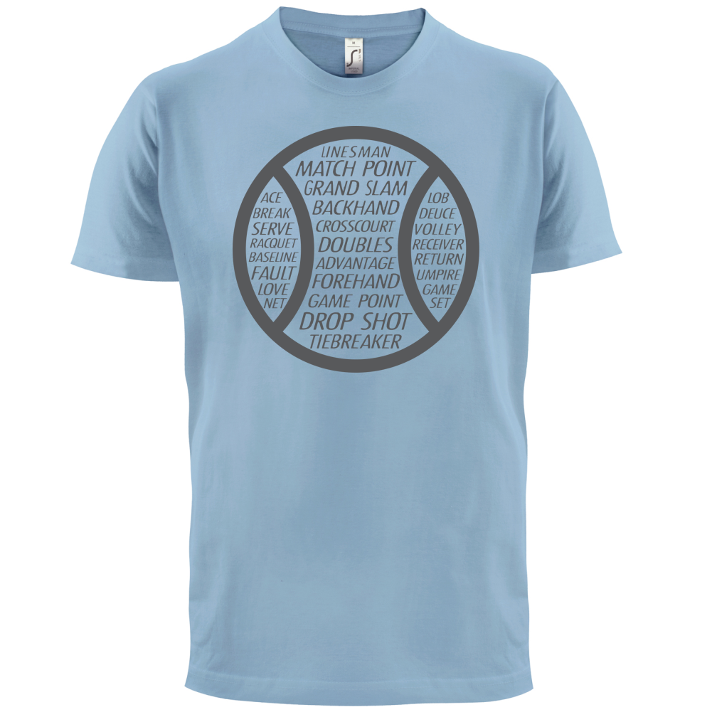 Tennis Word Ball T Shirt