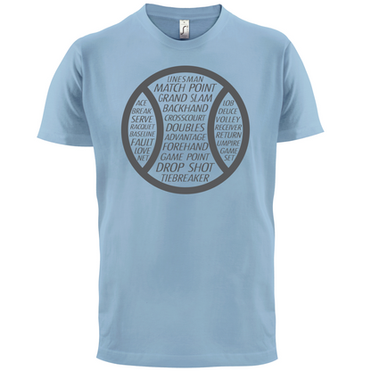 Tennis Word Ball T Shirt