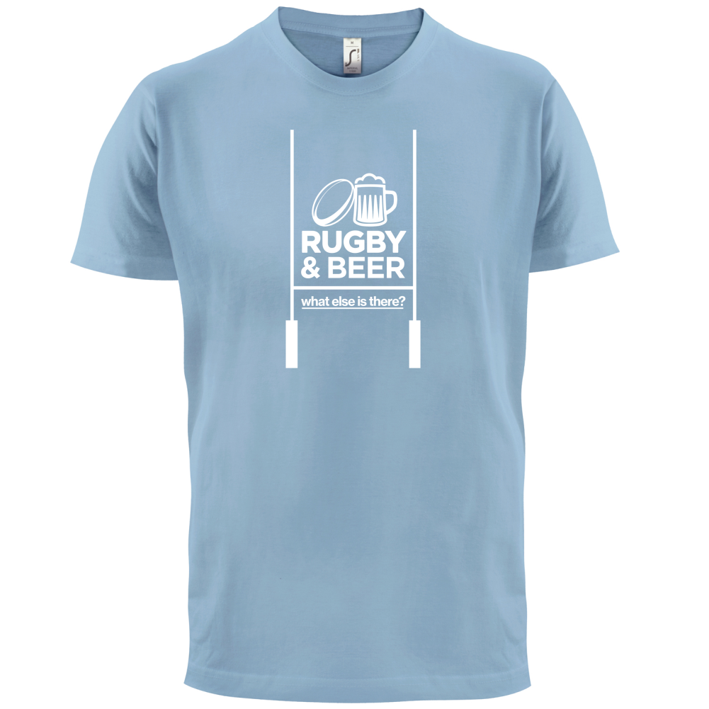 Rugby And Beer T Shirt