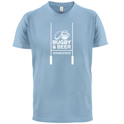 Rugby And Beer T Shirt