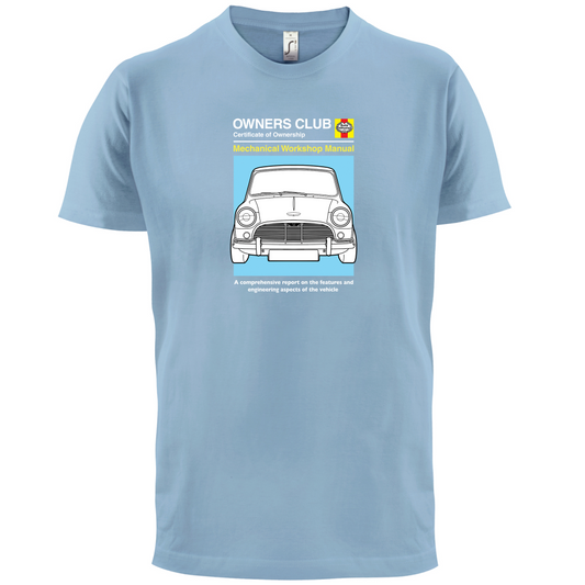 Car Owners Manual Mini T Shirt