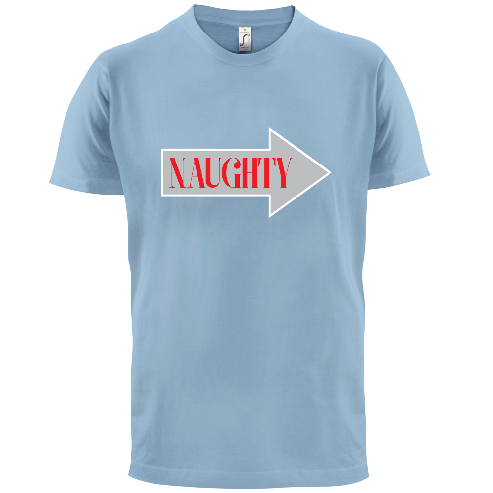 Naughty Arrow T Shirt
