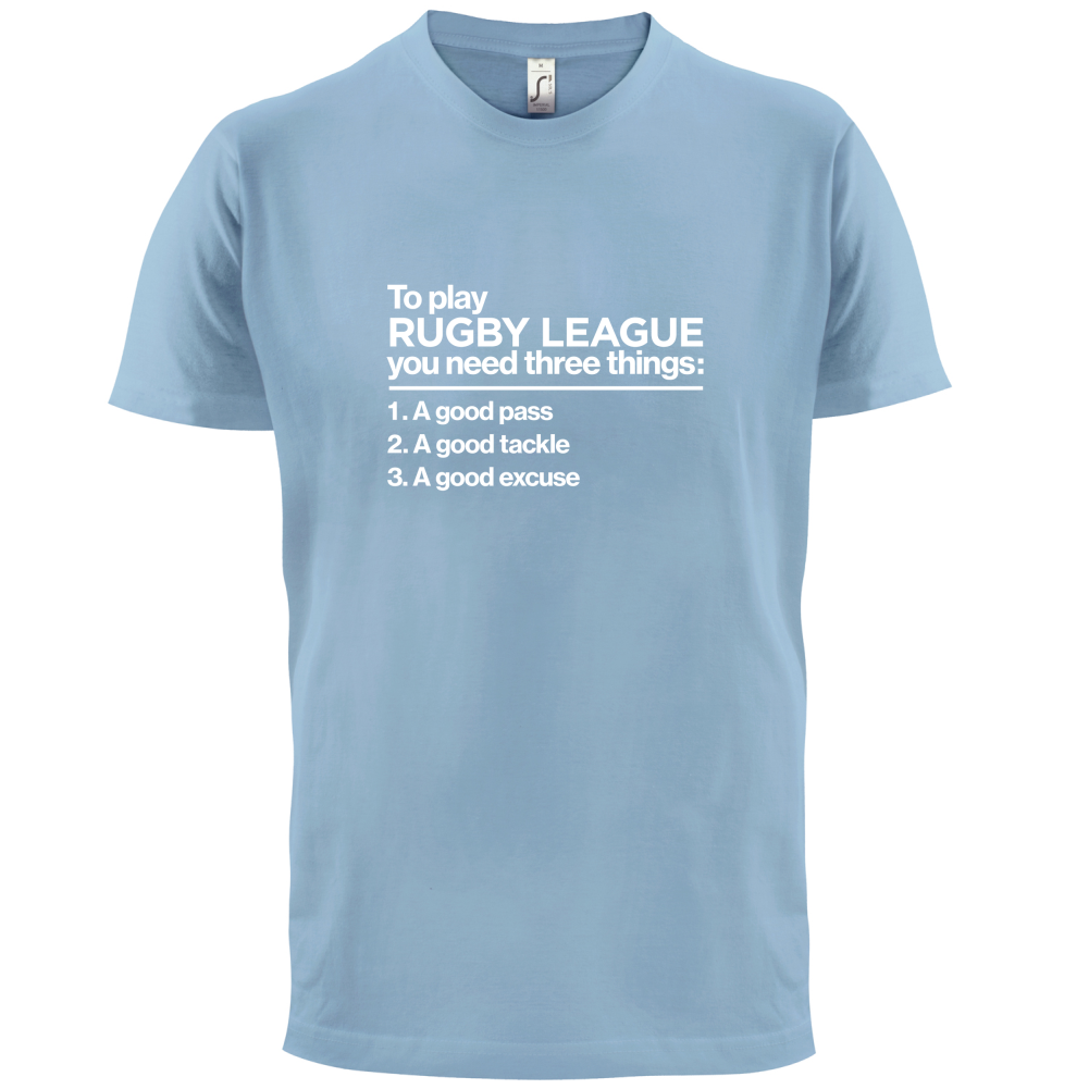 To Play Rugby League T Shirt