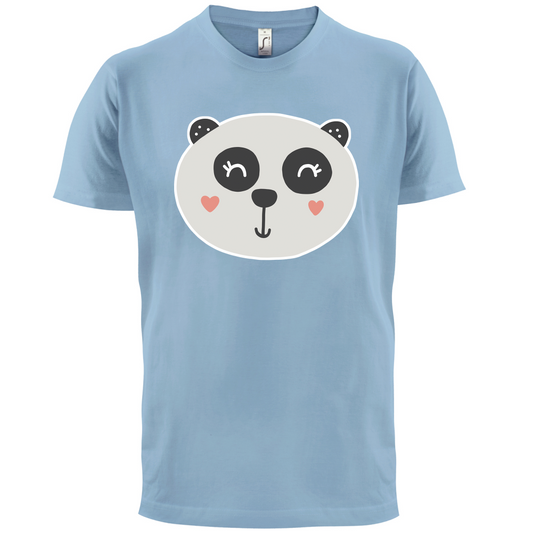 Smiley Face Panda T Shirt