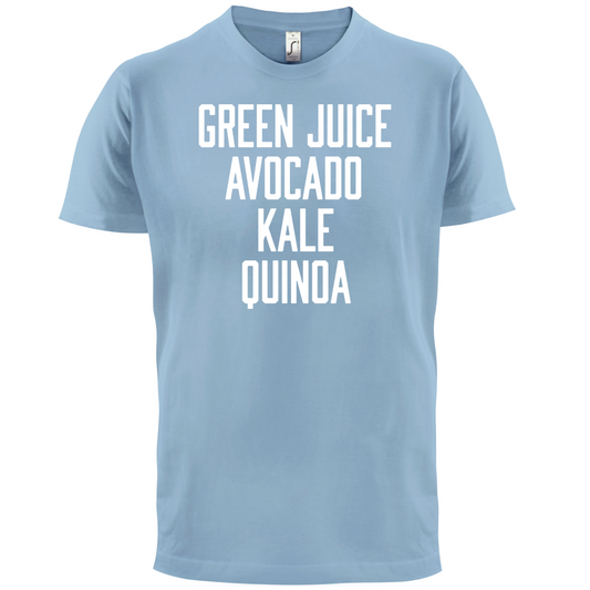 Green Juice Avocado Kale T Shirt
