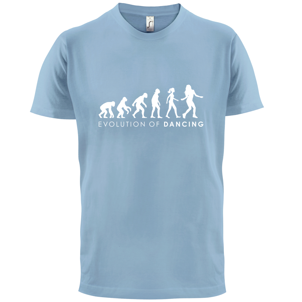 Evolution Of Woman Dancing  T Shirt