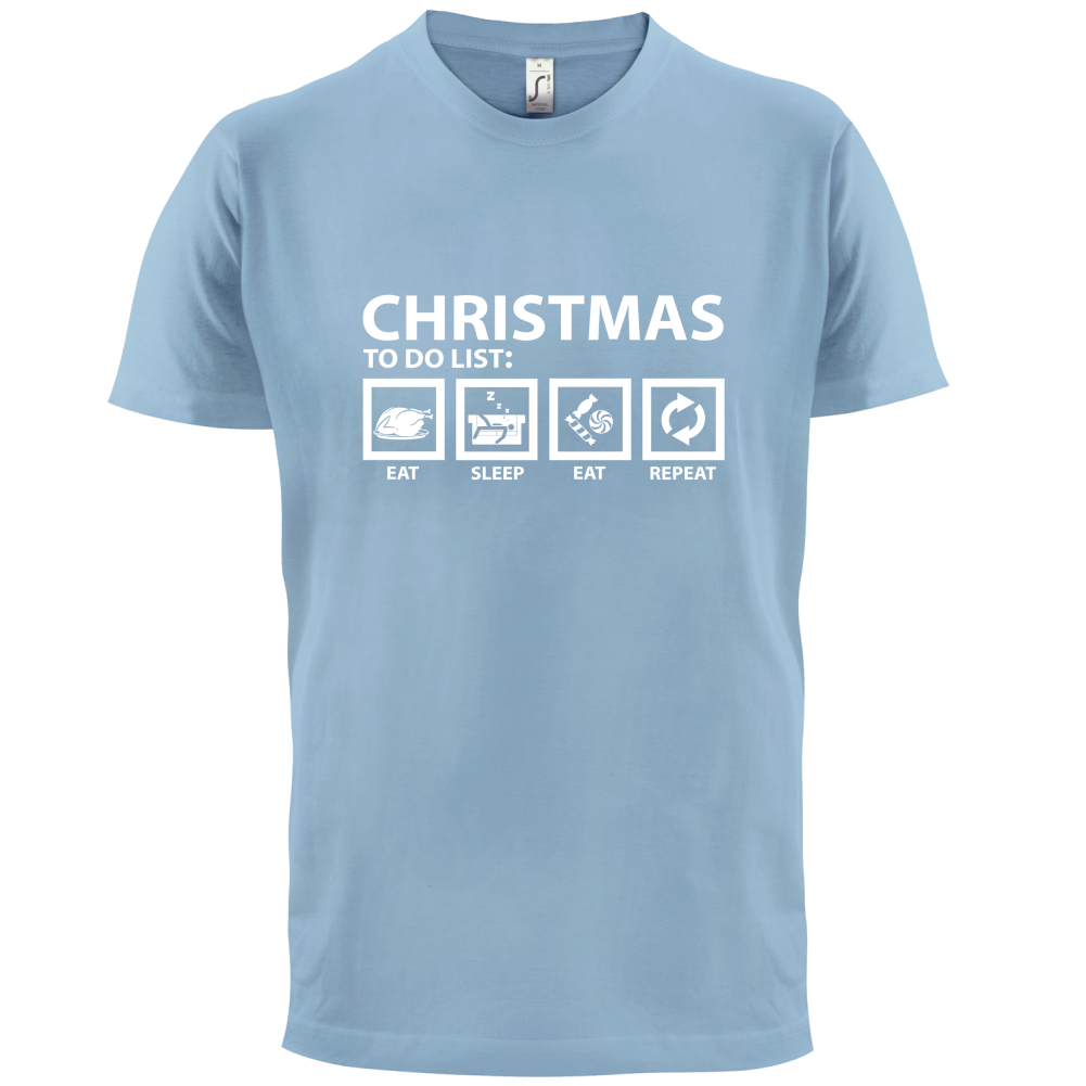 Christmas To Do List T Shirt