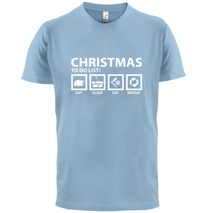 Christmas To Do List T Shirt