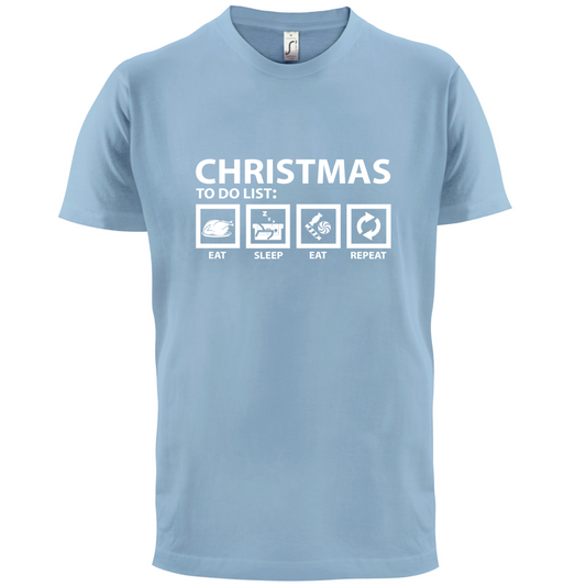 Christmas To Do List T Shirt